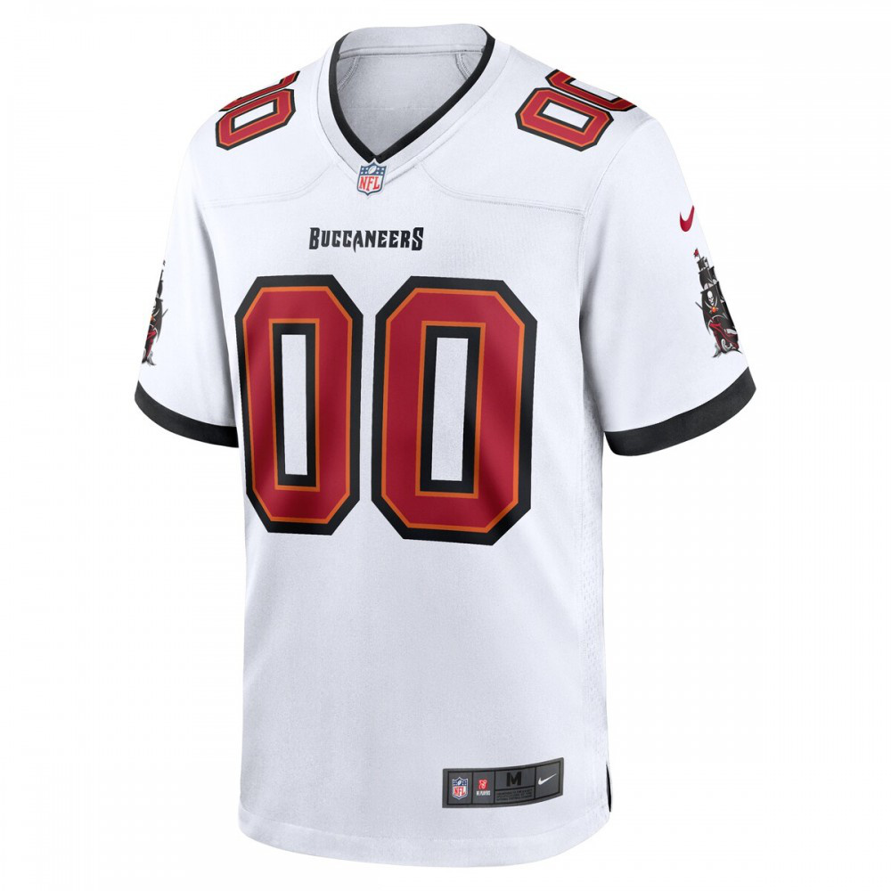 Nike Tampa Bay Buccaneers Custom Game Jersey - White-GridironStore